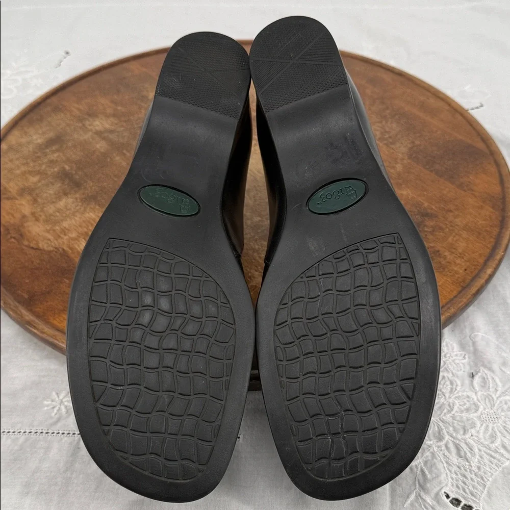1803 Footwear Shoes Wm 40 US 9* Black Leather Slip On Loafer Academia Luxury